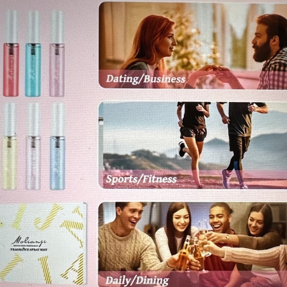 Last Set! Anna Molinari Fragrance Spray Mist Set - Multicolor. gift box set. - Picture 4 of 6